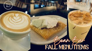 TRYING LOCAL COFFEE SHOPS FALL MENUS | BEAN BAR | SOUTH CAROLINA| VLOGTOBER 2024 #COZYFALLVIBES