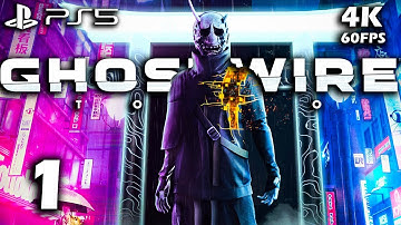 GHOSTWIRE TOKYO PS5 Gameplay Walkthrough Part 1 (4K 60FPS RAY TRACING) - No commentary