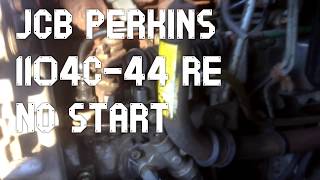 JCB Perkins No Start Electric Lift Pump Replacement