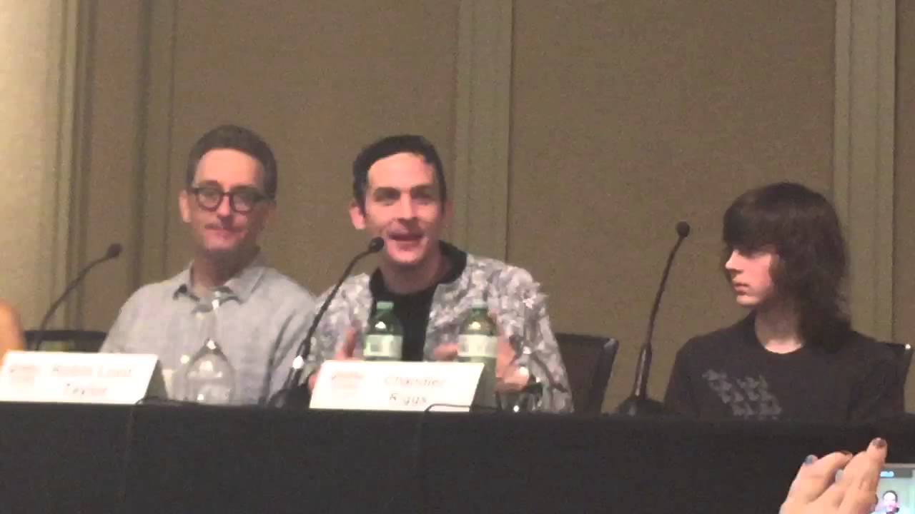 Robin Lord Taylor speaking at breakfast for SickKids @Fanexpo Canada 2015