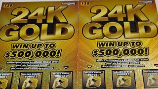 My Favorite $20 Tickets 24K Gold AZ Lottery Scratchers