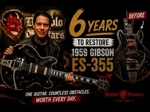 Saving My "Dream'" 1959 Gibson ES-355 With a 6 Year Restoration