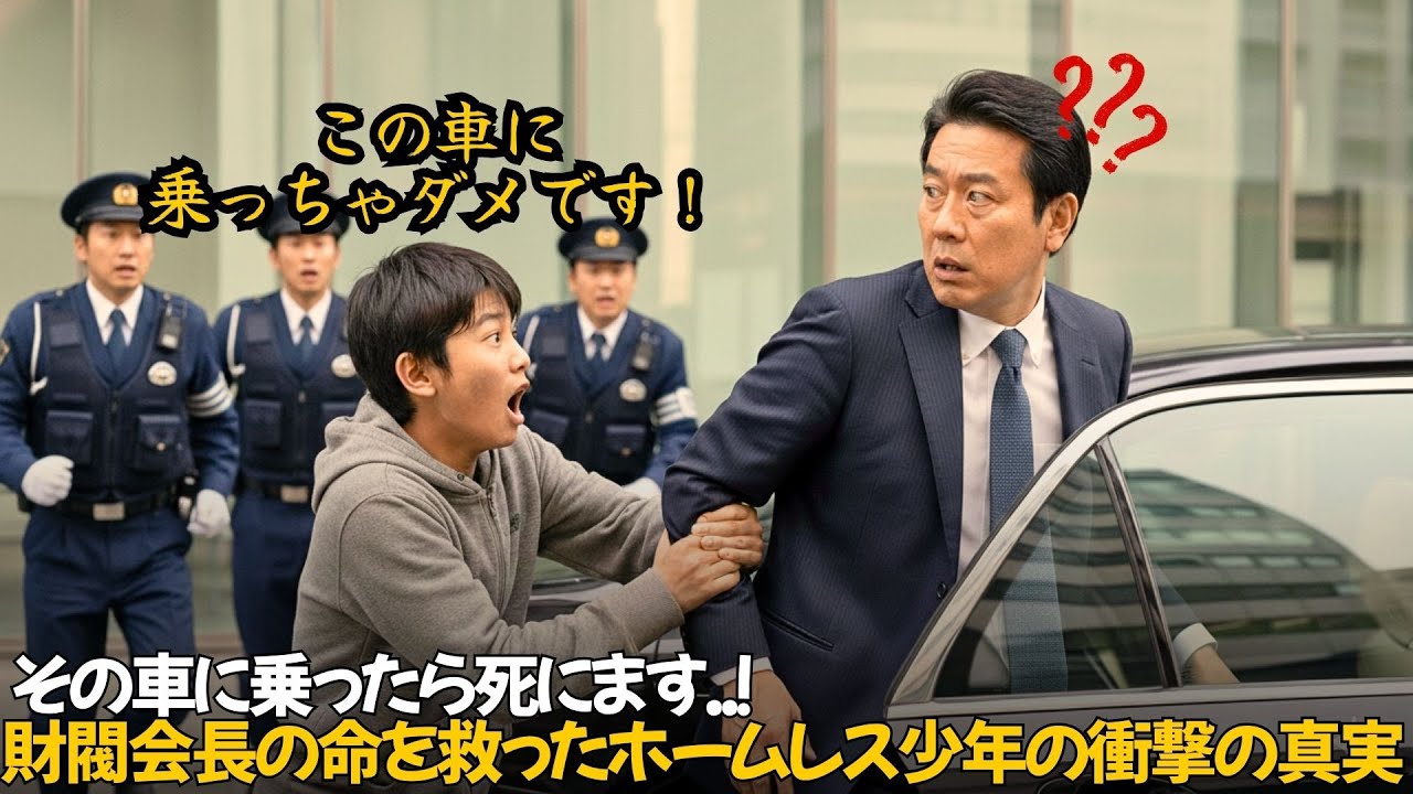 「その車に乗ったら死にます！」駐車場にいたホームレス少年のひとことが会長の命を救いました｜人生の教訓｜オーディオブック