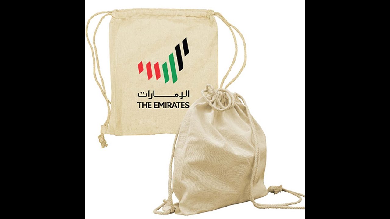 Personalized Cotton Drawstring Bags