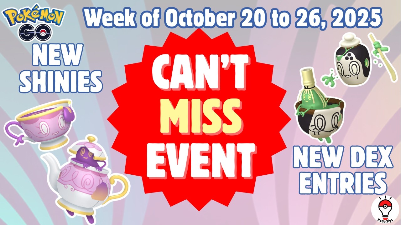 🎃 Pokémon GO Weekly Breakdown (Oct 20 – 26): Halloween Part 1 Begins! 👻