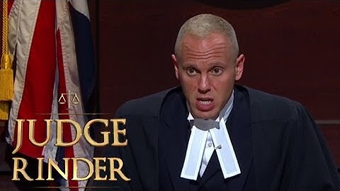 Judge Rinder Gives a Suspicious Defendant a Serious Warning | Judge Rinder