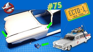 👻#75 Armando el Ecto-1 Mexico 🛠 Luz spotlight, moldura cromada | Ghostbusters 1984 - Escala 1:8