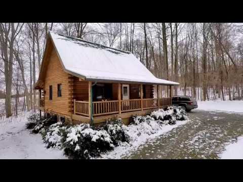 Tranquil Acres Cabins In The Winter Youtube
