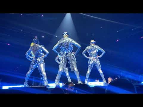 LADY GAGA- Opening + Just Dance + Poker Face (4K) - Enigma Live in Las Vegas - 10/17/2019