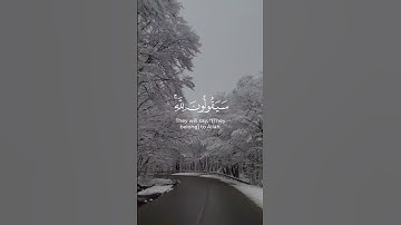 قل لمن الأرض ومن فيها إن كنتم تعلمون/ ياس الدوسري | سورة المؤمنون الآية 84