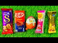 أشهر أنواع الحلوى بتقنية ASMR مصاصات قوس قزح شوكولاتة وأصوات فتح علب حلوة 
