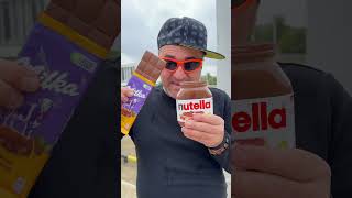 Gegagedigedagedago and Nutella chocolate 🍫😂🤪#shorts #viral #gukafamilyshow