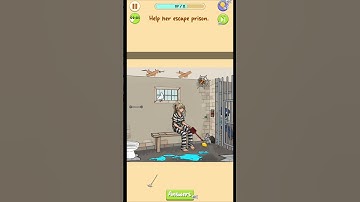 Help Her Escape Prison. | Frustrating Puzzle Game Level-54 | #gaming #shorts #shortsfeed