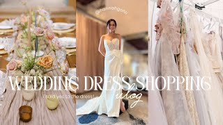 WEDDING DRESS SHOPPING | i said yes to the dress ‍♀