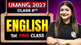 First FREE English Class by Aqsha Ma'am | Class 8th Umang 2027 Batch 🔥 screenshot 2