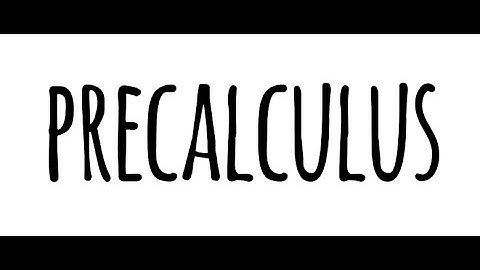 A brief summary on PreCalculus