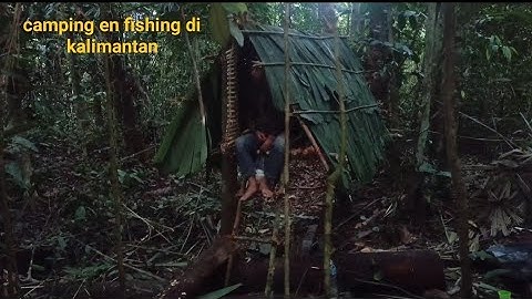 7 hari berburu di sungai dalam hutan, Berkemah dan mancing