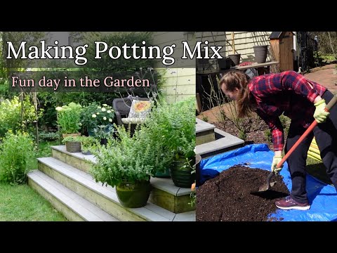 Making Potting Mix for Patio Plants