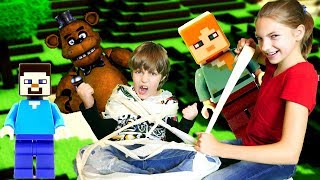 Аниматроники в Майнкрафт - Фредди вселился в Адриана! ФНАФ Игры. Аниматроники в Майнкрафт - Фредди вселился в Адриана! ФНАФ Игры.