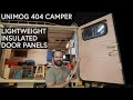 Unimog 404 Expedition Camper: Building Door Panels