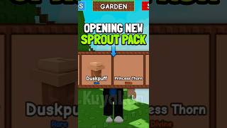 Opening The New Sprout Seed Pack In Grow A Garden