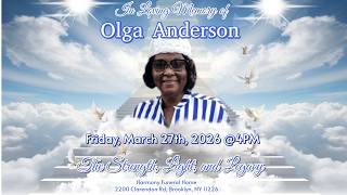 Olga Anderson (Friday, March 27th, 2026)4:00 p.m.