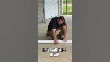 French Drain Pipe - Holes UP or DOWN?