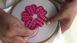 Hand Embroidery | Fantasy Flower Stitch | Bordado Fantasía | Hand Embroidery Tutorial For Beginners