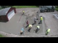 Irmca parking lot pour