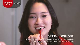 How To Use Colgate Optic White FlexLight LED Teeth Whitening Kit