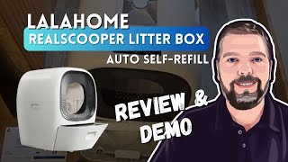 LALAHOME RealScooper Auto SelfRefill Litter Box Review and Demo