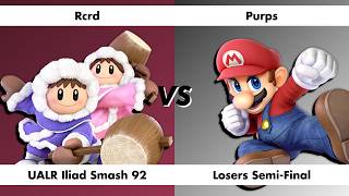 UALR Iliad Smash 92 | Losers Semi-Final | Rcrd vs Purps