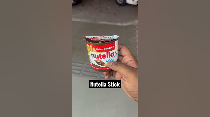 Nutella Stick #travel #chocolate
