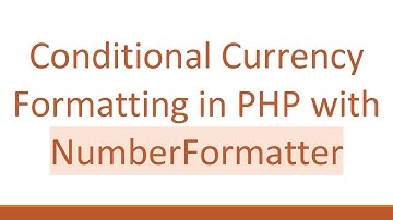 Conditional Currency Formatting in PHP with NumberFormatter