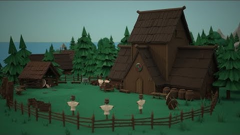 LOW POLY ISLAND / 3D MODEL