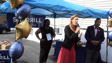 Sherrill campaigns in Morristown