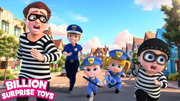Baby Police Team 🚓 Catch the Thief Song