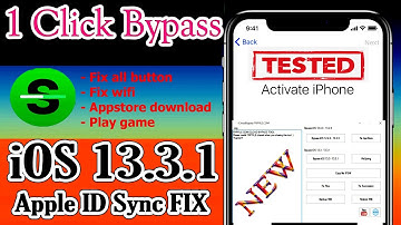1 Click iPhone iOS 12.4.5/13.3/13.3.1 iCloud Activation Unlock | FIX All Without macOS |(Windows 10)