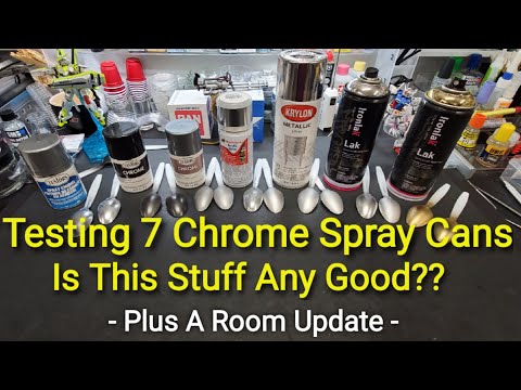 Test af 7 forskellige krom spraydåser - er det godt? Plus værelsesopdatering
