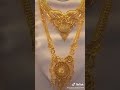 Gold Necklace And Rani Haar Design