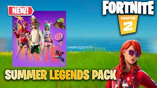 *NEW* SUMMER LEGENDS Pack Gameplay!! Winning in Solos! (Fortnite Battle Royale)