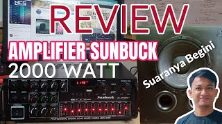 Audio Amplifier Karaoke Home Theater Bluetooth Sunbuck AV-326BT