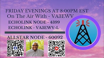 08-30-2024 - AllStar EchoLink - Friday Evening Net - On the Air with #VA3EWV