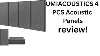 UMIACOUSTICS 4 PCS Acoustic Panels review!