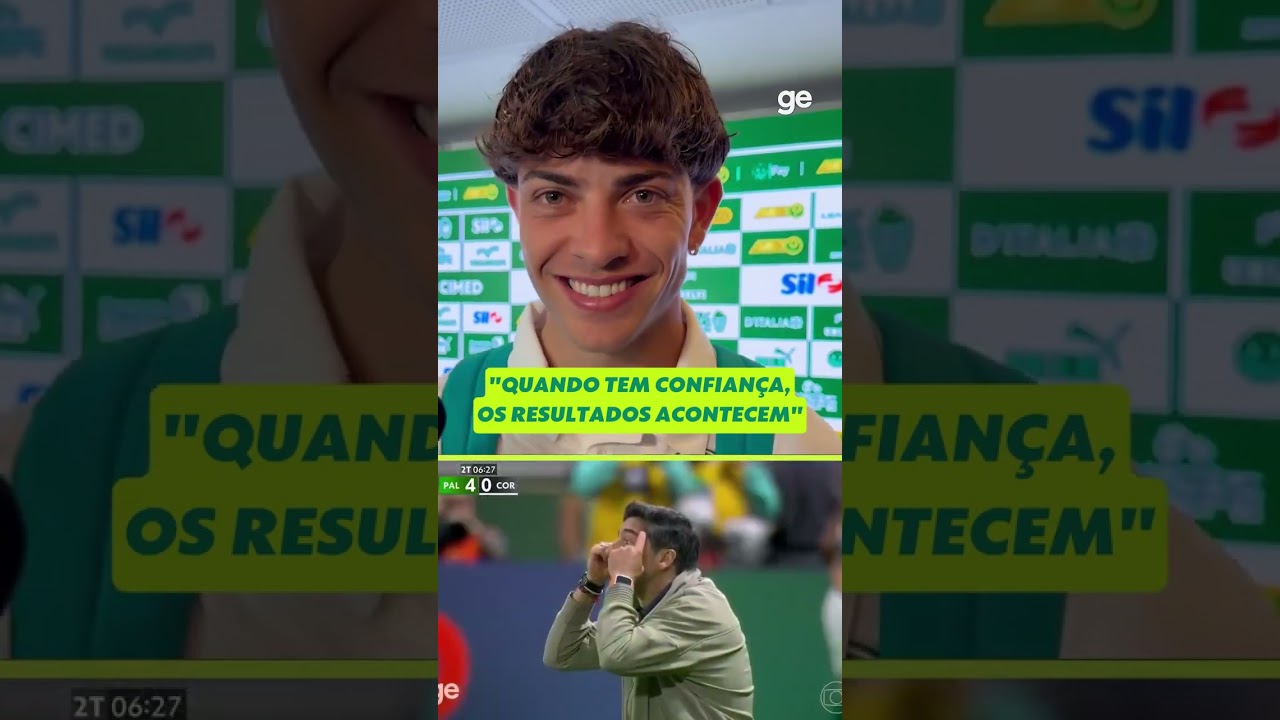 GIAY DESTACA CONFIANÇA DA EQUIPE PALMEIRENSE | #shorts | ge.globo