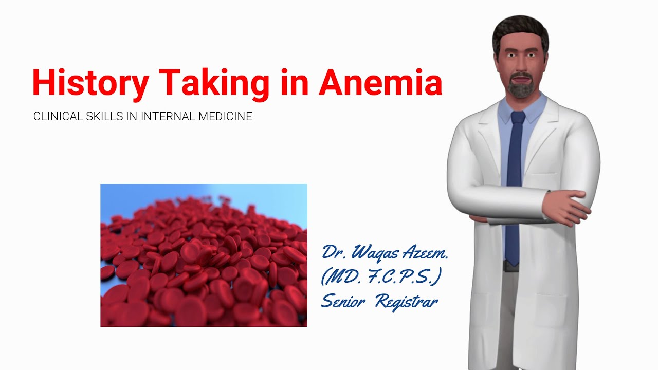Anemia history taking YouTube