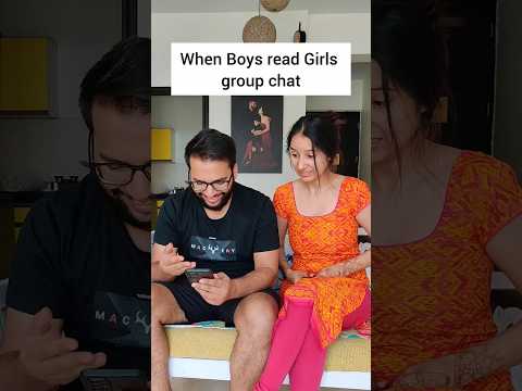 Girls Group Chat Vs Boys Group Chat Niketimsy Youtubeshort 
