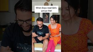 Girls Group Chat Vs Boys Group Chat