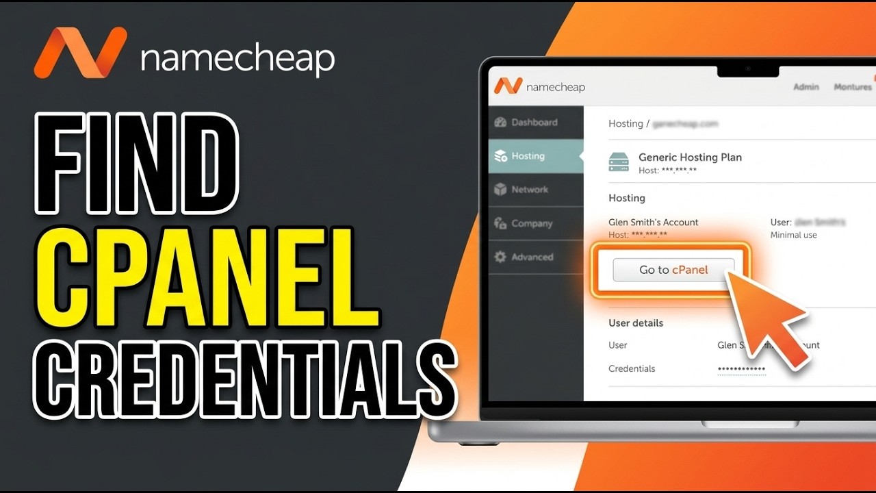 How to Find cPanel Username and Password on Namecheap 2026 (Simple ...