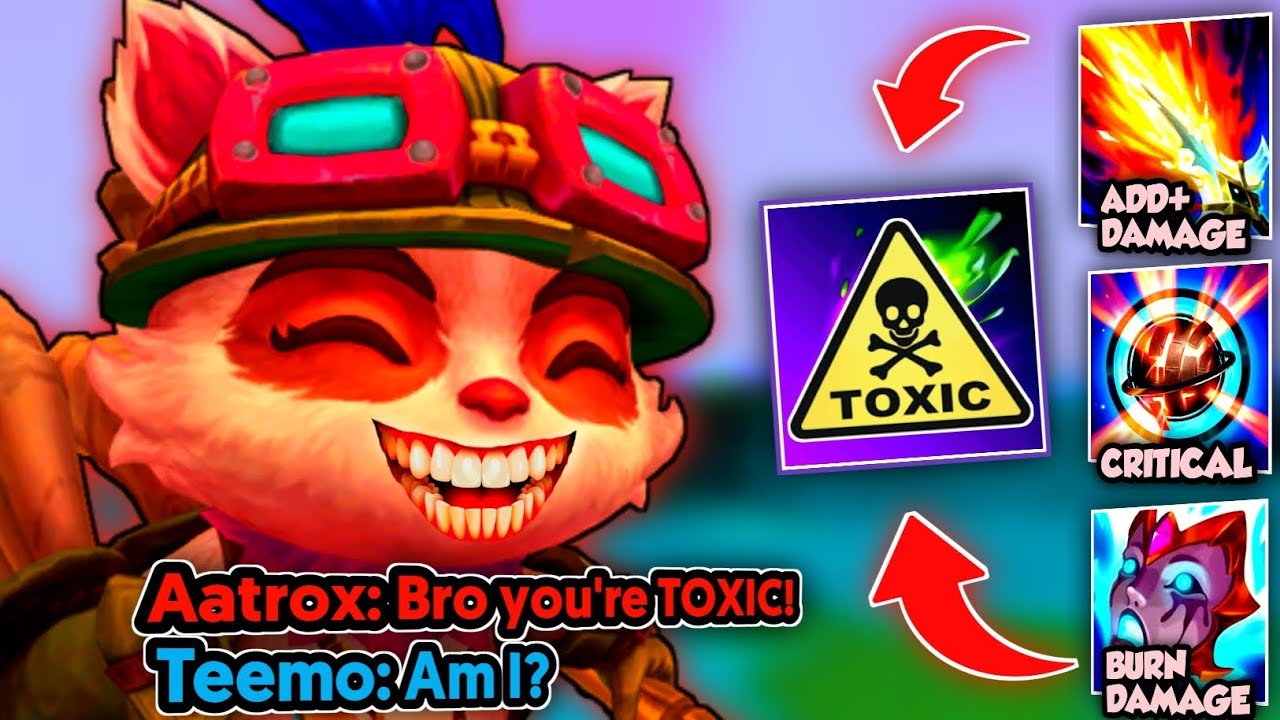 TEEMO BUT HIS SHOTS ARE SO TOXIC!!! 😂☢️ (TEEMO GAMEPLAY) | WILDRIFT